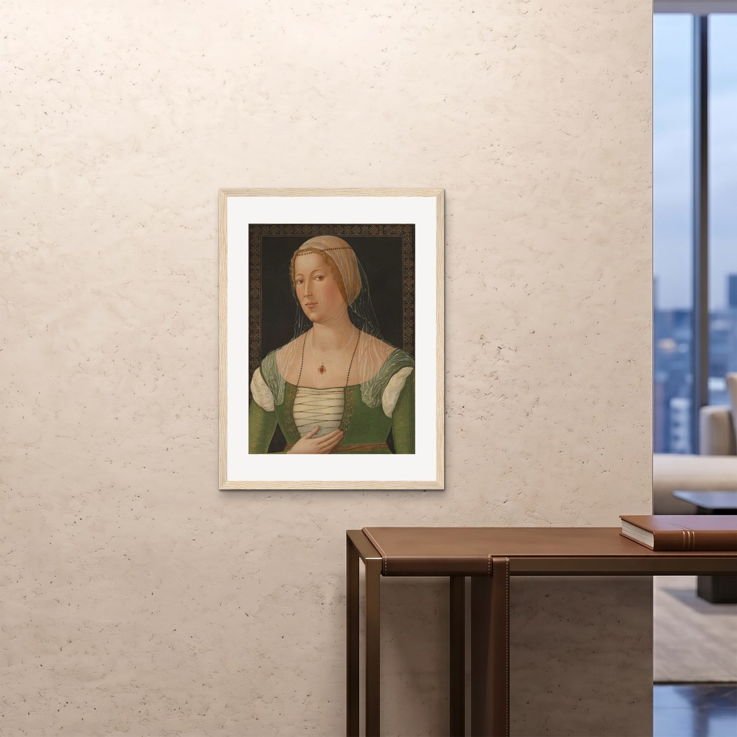 Orlonzo - FRAMED PRINT WOOD 24x3260x80cm ROOM