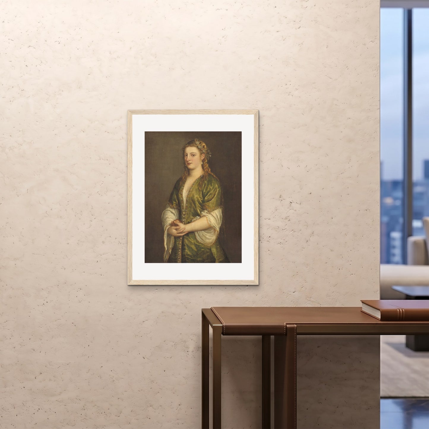 Orlonzo - FRAMED PRINT WOOD 24x3260x80cm ROOM