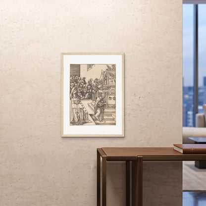 Orlonzo - FRAMED PRINT WOOD 24x3260x80cm ROOM