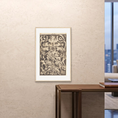 Orlonzo - FRAMED PRINT WOOD 24x3660x90cm ROOM