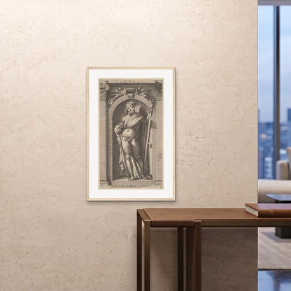 Orlonzo - FRAMED PRINT WOOD 24x3660x90cm ROOM