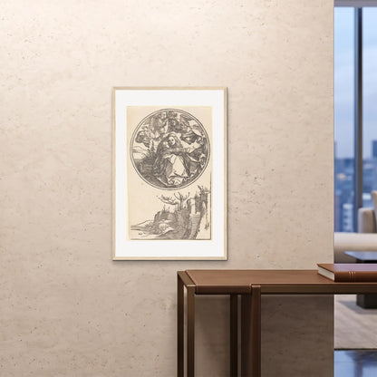 Orlonzo - FRAMED PRINT WOOD 24x3660x90cm ROOM