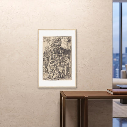 Orlonzo - FRAMED PRINT WOOD 24x3660x90cm ROOM