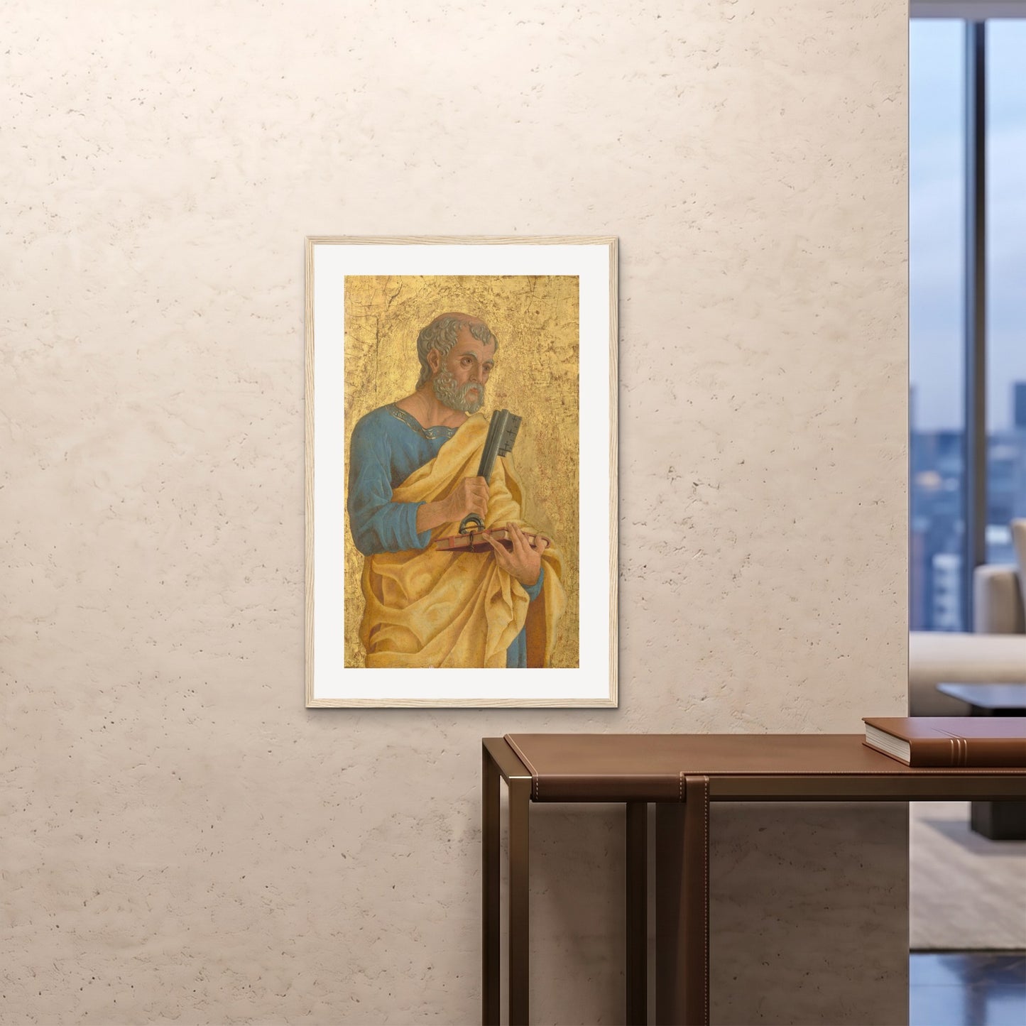 Orlonzo - FRAMED PRINT WOOD 24x3660x90cm ROOM