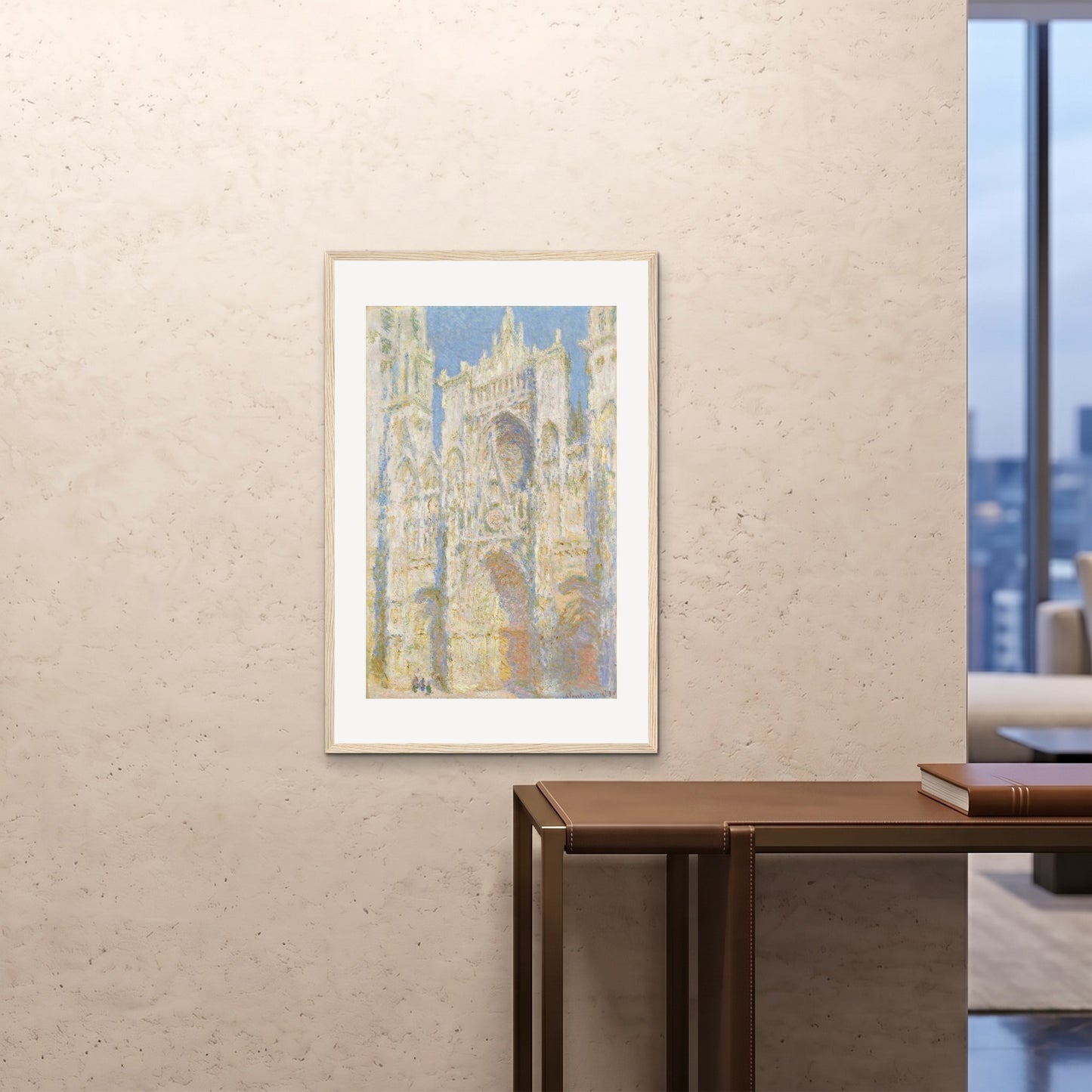 Orlonzo - FRAMED PRINT WOOD 24x3660x90cm ROOM