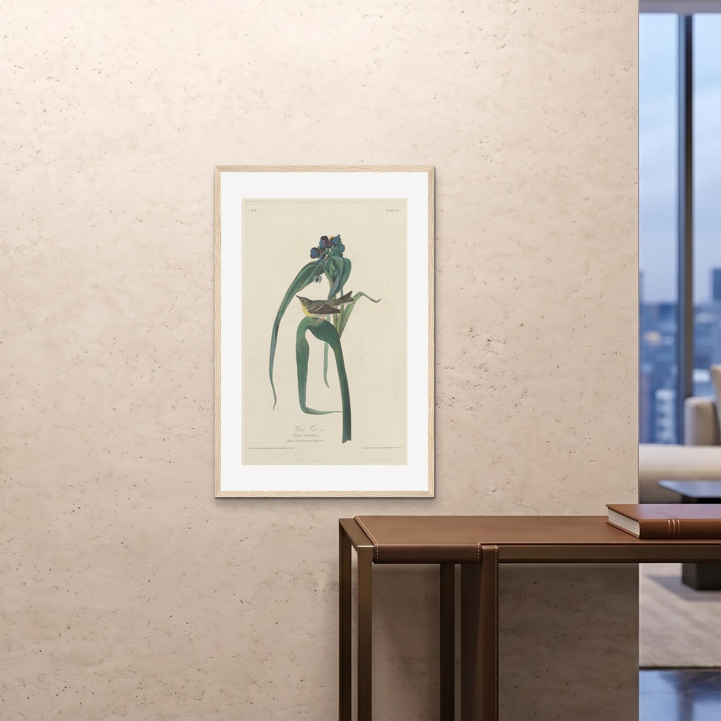 Orlonzo - FRAMED PRINT WOOD 24x3660x90cm ROOM