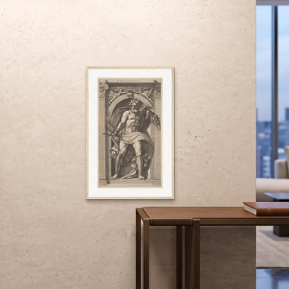 Orlonzo - FRAMED PRINT WOOD 24x3660x90cm ROOM