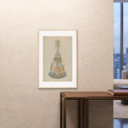 Orlonzo - FRAMED PRINT WOOD 24x3660x90cm ROOM