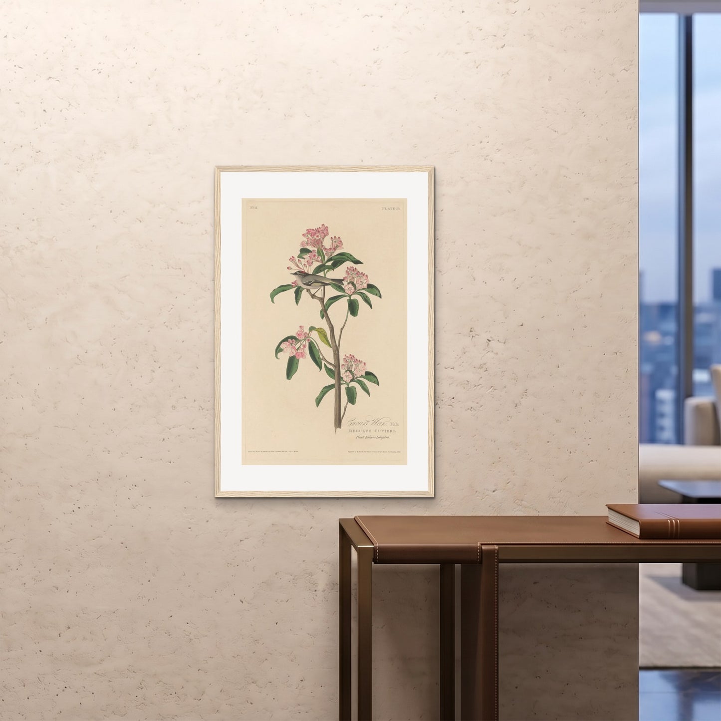 Orlonzo - FRAMED PRINT WOOD 24x3660x90cm ROOM
