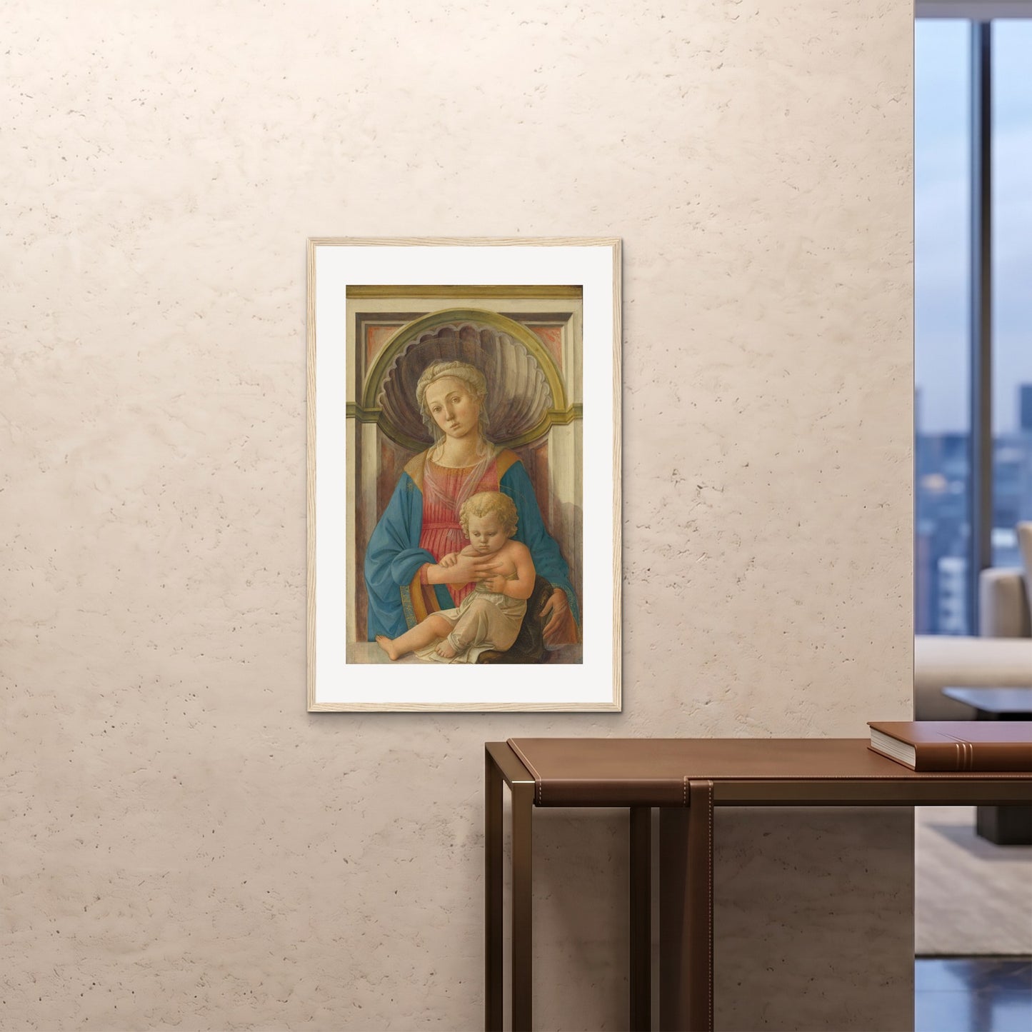Orlonzo - FRAMED PRINT WOOD 24x3660x90cm ROOM