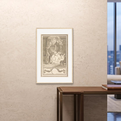 Orlonzo - FRAMED PRINT WOOD 24x3660x90cm ROOM