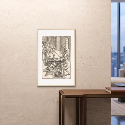 Orlonzo - FRAMED PRINT WOOD 24x3660x90cm ROOM