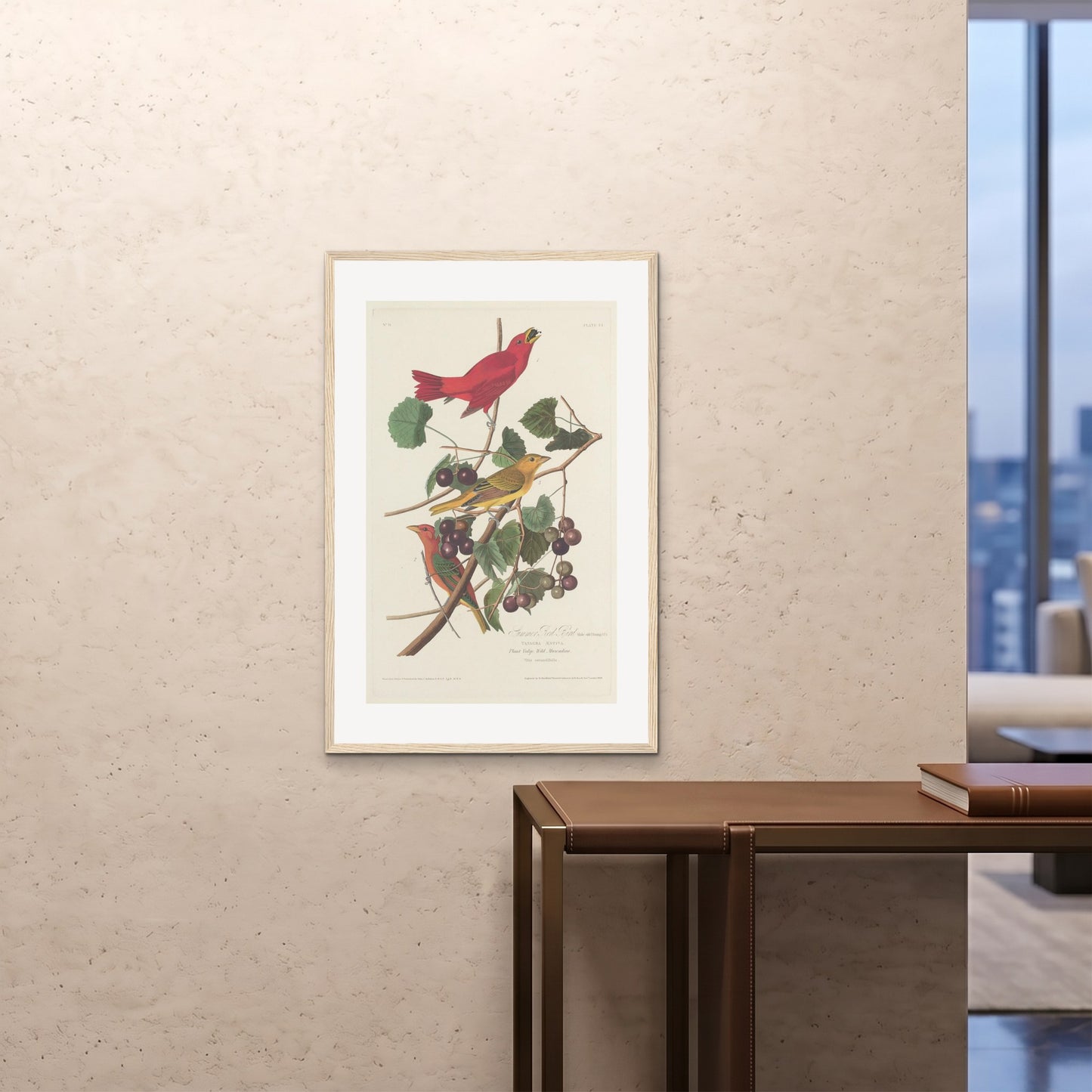 Orlonzo - FRAMED PRINT WOOD 24x3660x90cm ROOM