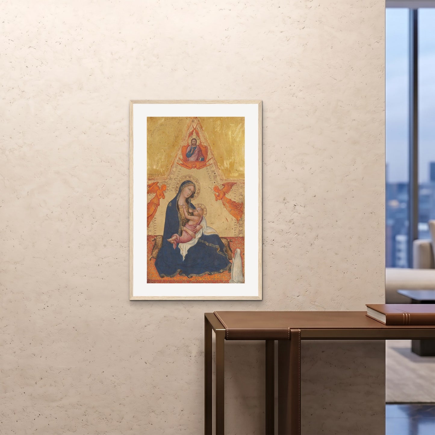 Orlonzo - FRAMED PRINT WOOD 24x3660x90cm ROOM