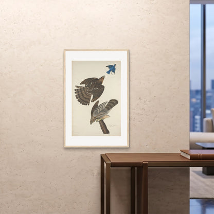 Orlonzo - FRAMED PRINT WOOD 24x3660x90cm ROOM