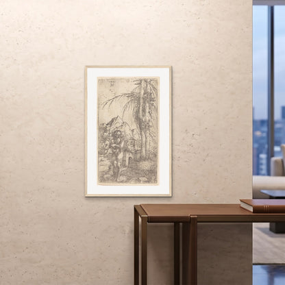 Orlonzo - FRAMED PRINT WOOD 24x3660x90cm ROOM