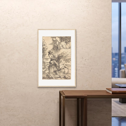 Orlonzo - FRAMED PRINT WOOD 24x3660x90cm ROOM
