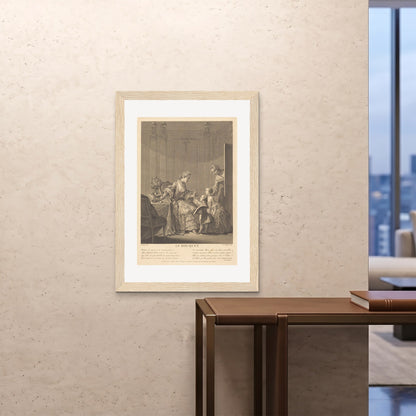 Orlonzo - FRAMED PRINT WOOD 28x4070x100cm ROOM