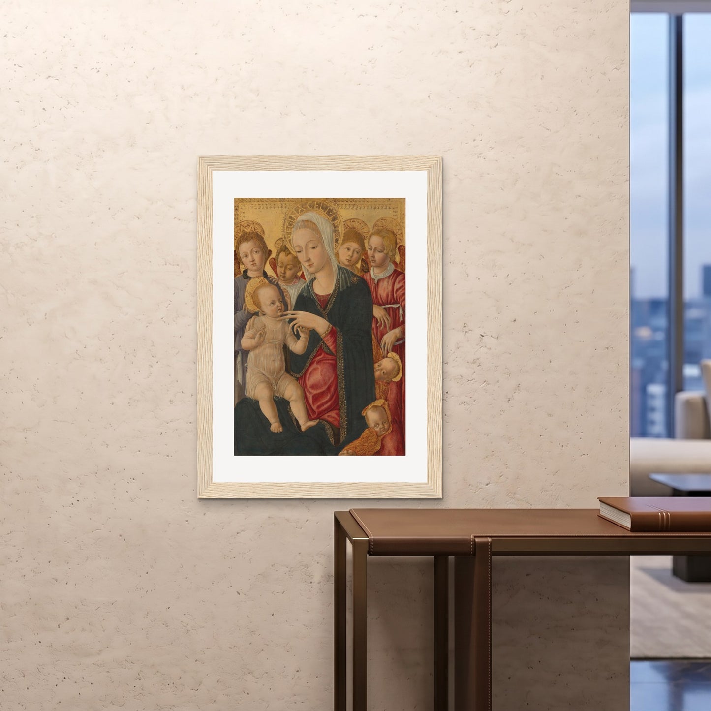Orlonzo - FRAMED PRINT WOOD 28x4070x100cm ROOM