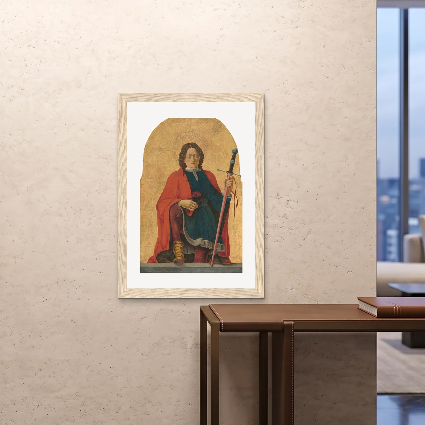 Orlonzo - FRAMED PRINT WOOD 28x4070x100cm ROOM
