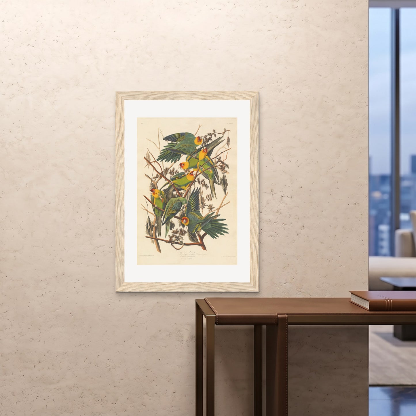 Orlonzo - FRAMED PRINT WOOD 28x4070x100cm ROOM