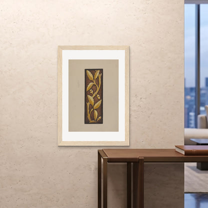 Orlonzo - FRAMED PRINT WOOD 28x4070x100cm ROOM