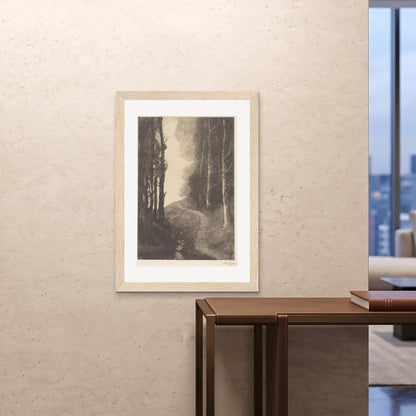 Orlonzo - FRAMED PRINT WOOD 28x4070x100cm ROOM