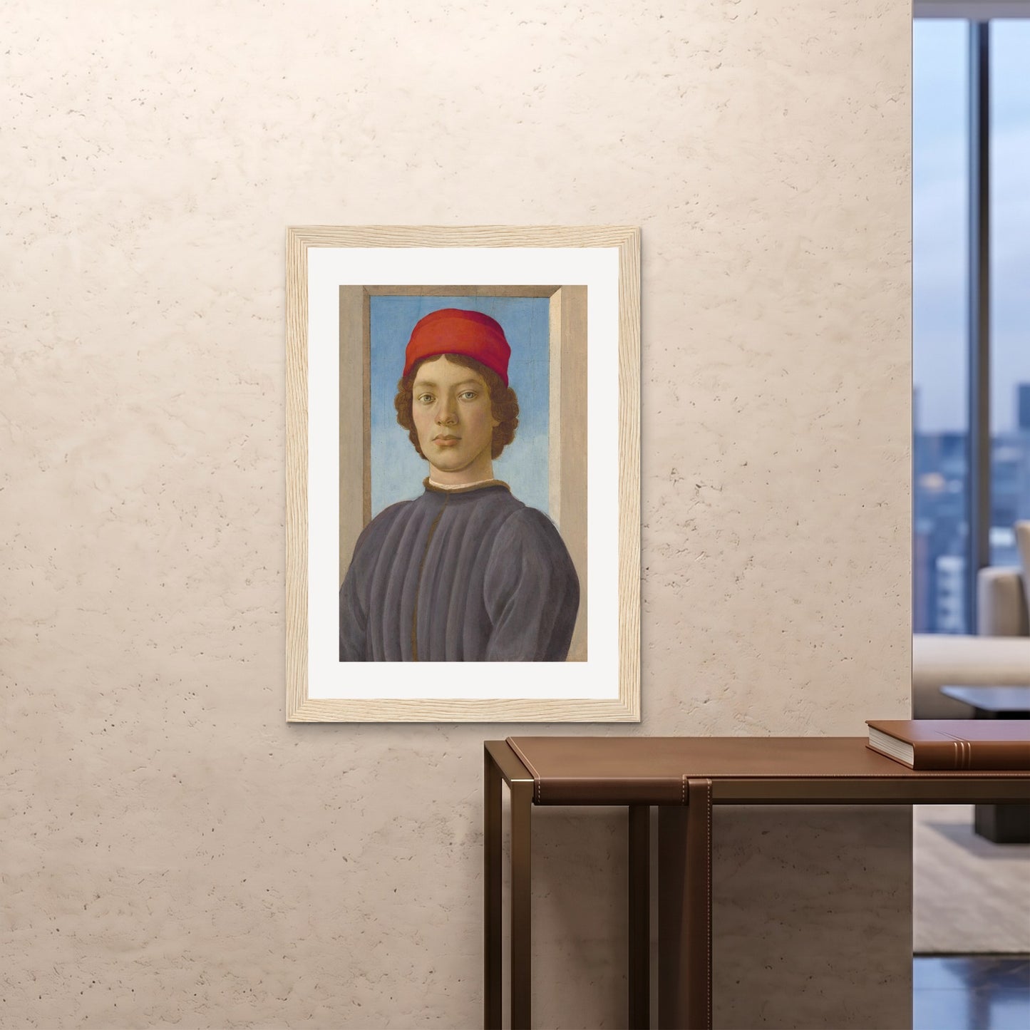 Orlonzo - FRAMED PRINT WOOD 28x4070x100cm ROOM
