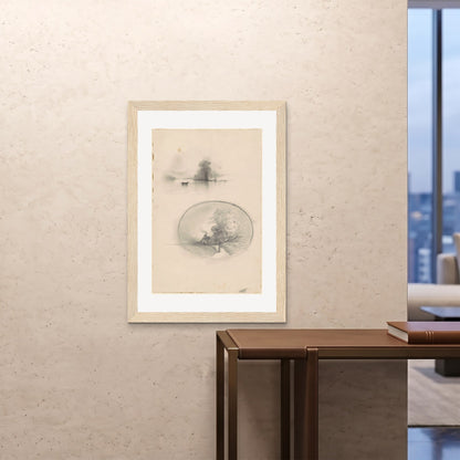 Orlonzo - FRAMED PRINT WOOD 28x4070x100cm ROOM