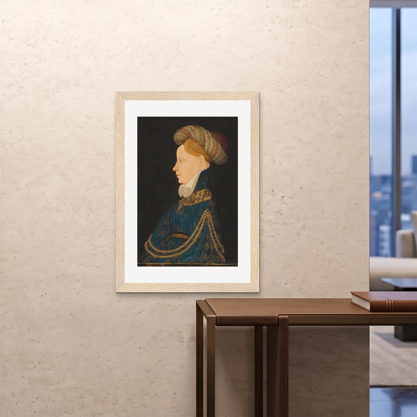 Orlonzo - FRAMED PRINT WOOD 28x4070x100cm ROOM