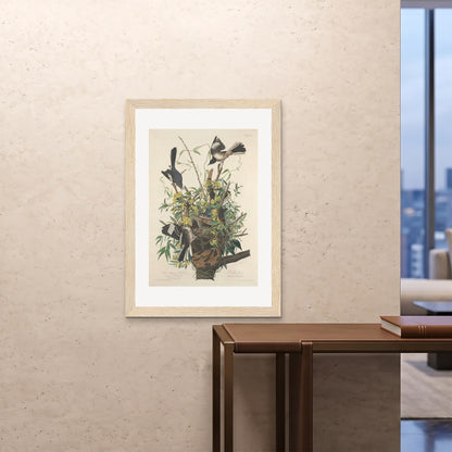 Orlonzo - FRAMED PRINT WOOD 28x4070x100cm ROOM