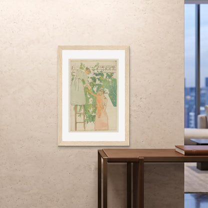 Orlonzo - FRAMED PRINT WOOD 28x4070x100cm ROOM