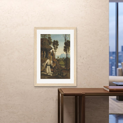 Orlonzo - FRAMED PRINT WOOD 28x4070x100cm ROOM