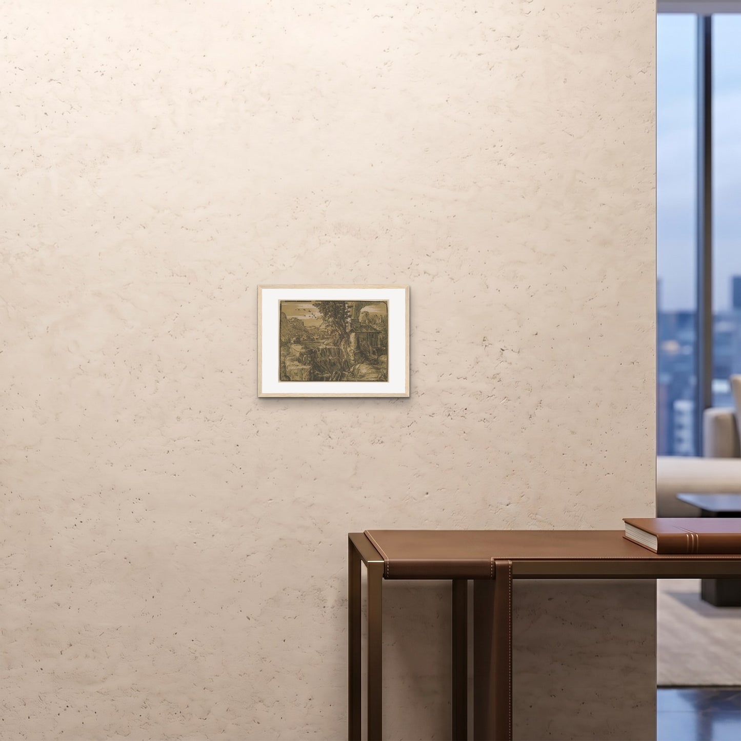 Orlonzo - FRAMED PRINT WOOD 4030cm1612 ROOM