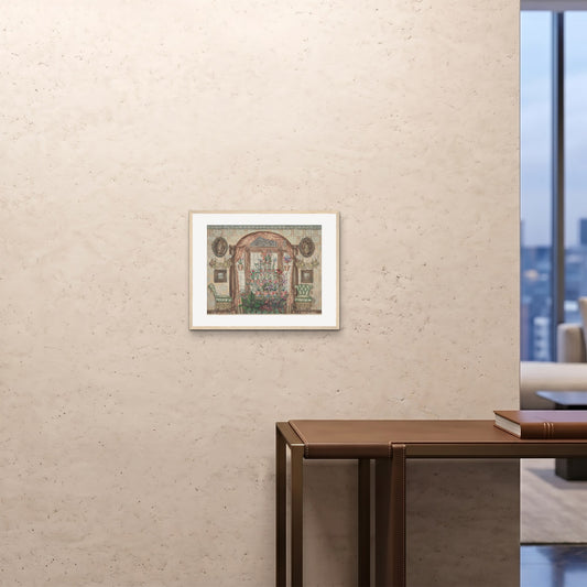 Orlonzo - FRAMED PRINT WOOD 5040cm2016 ROOM