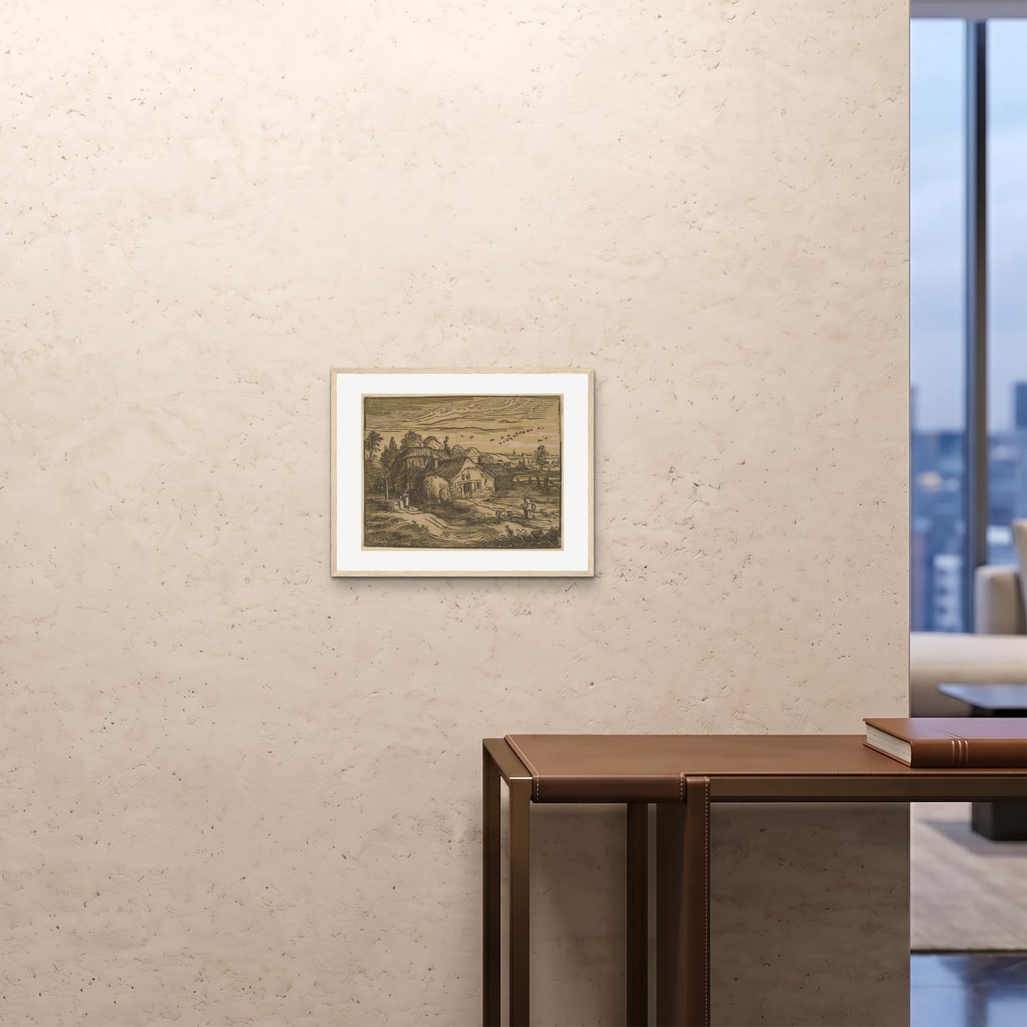 Orlonzo - FRAMED PRINT WOOD 5040cm2016 ROOM