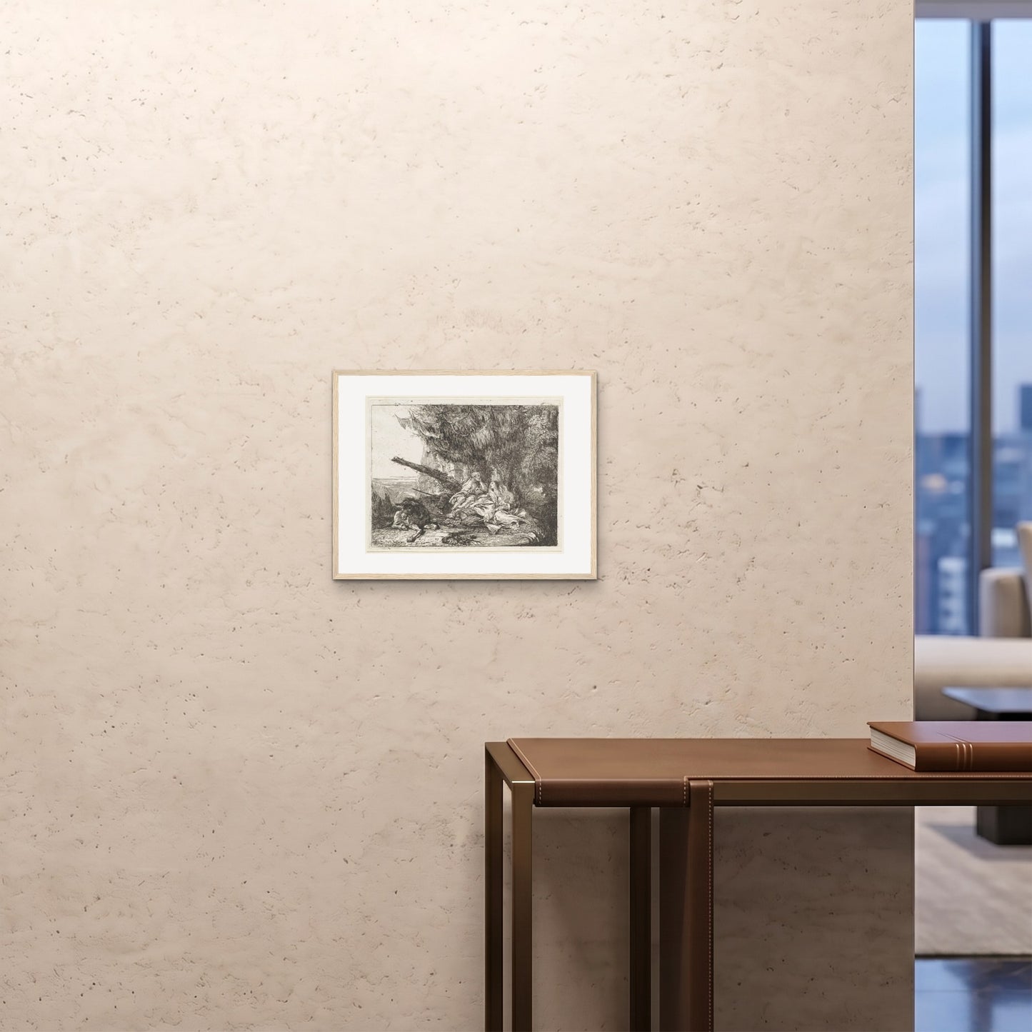 Orlonzo - FRAMED PRINT WOOD 5040cm2016 ROOM