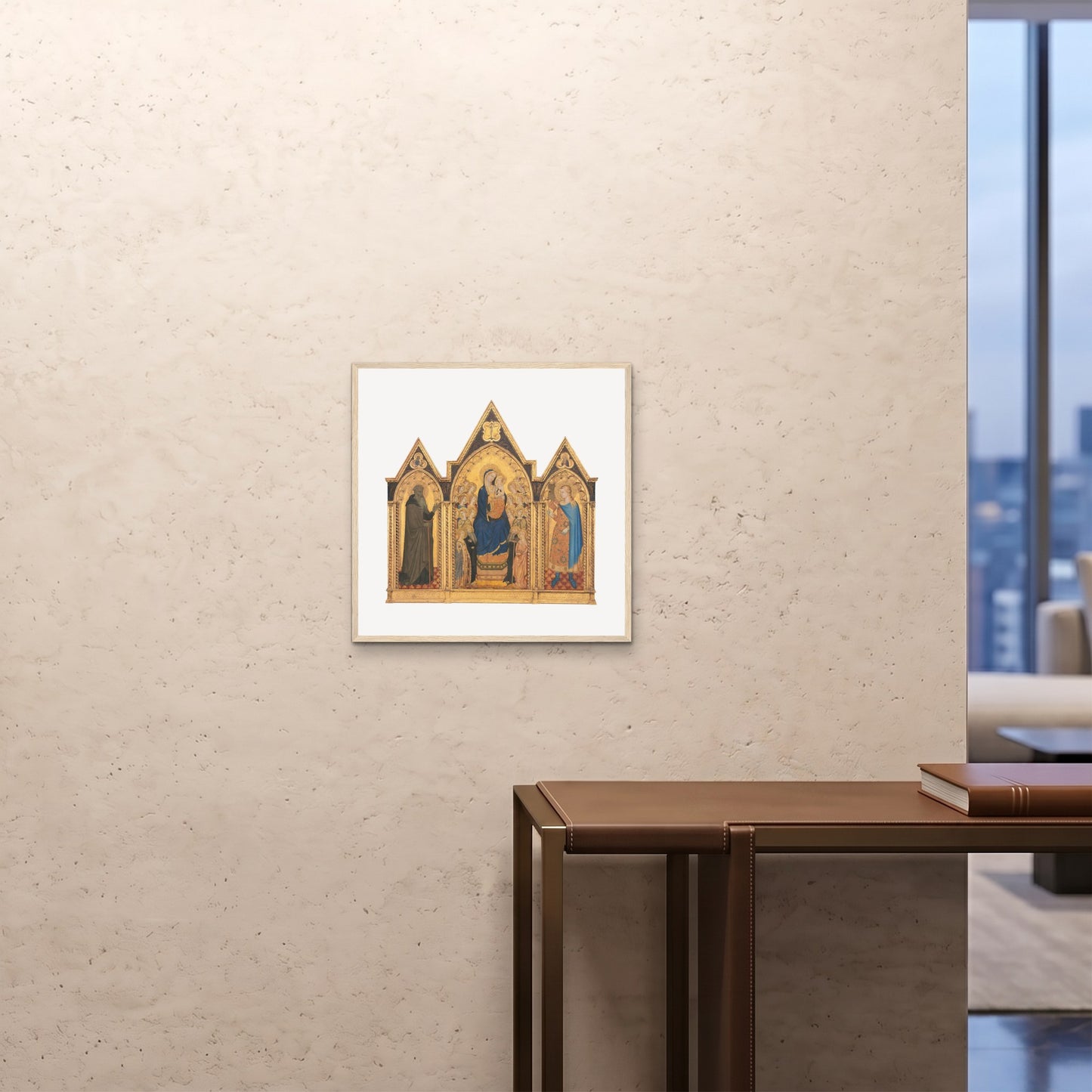 Orlonzo - FRAMED PRINT WOOD 5050cm2020 ROOM