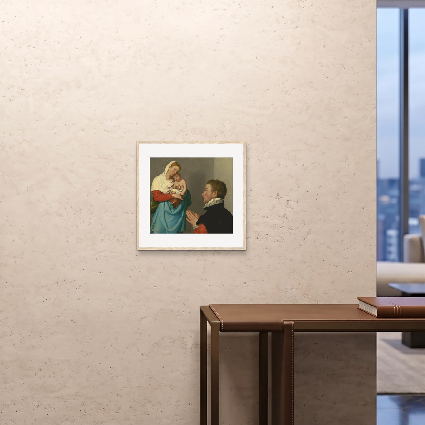 Orlonzo - FRAMED PRINT WOOD 5050cm2020 ROOM
