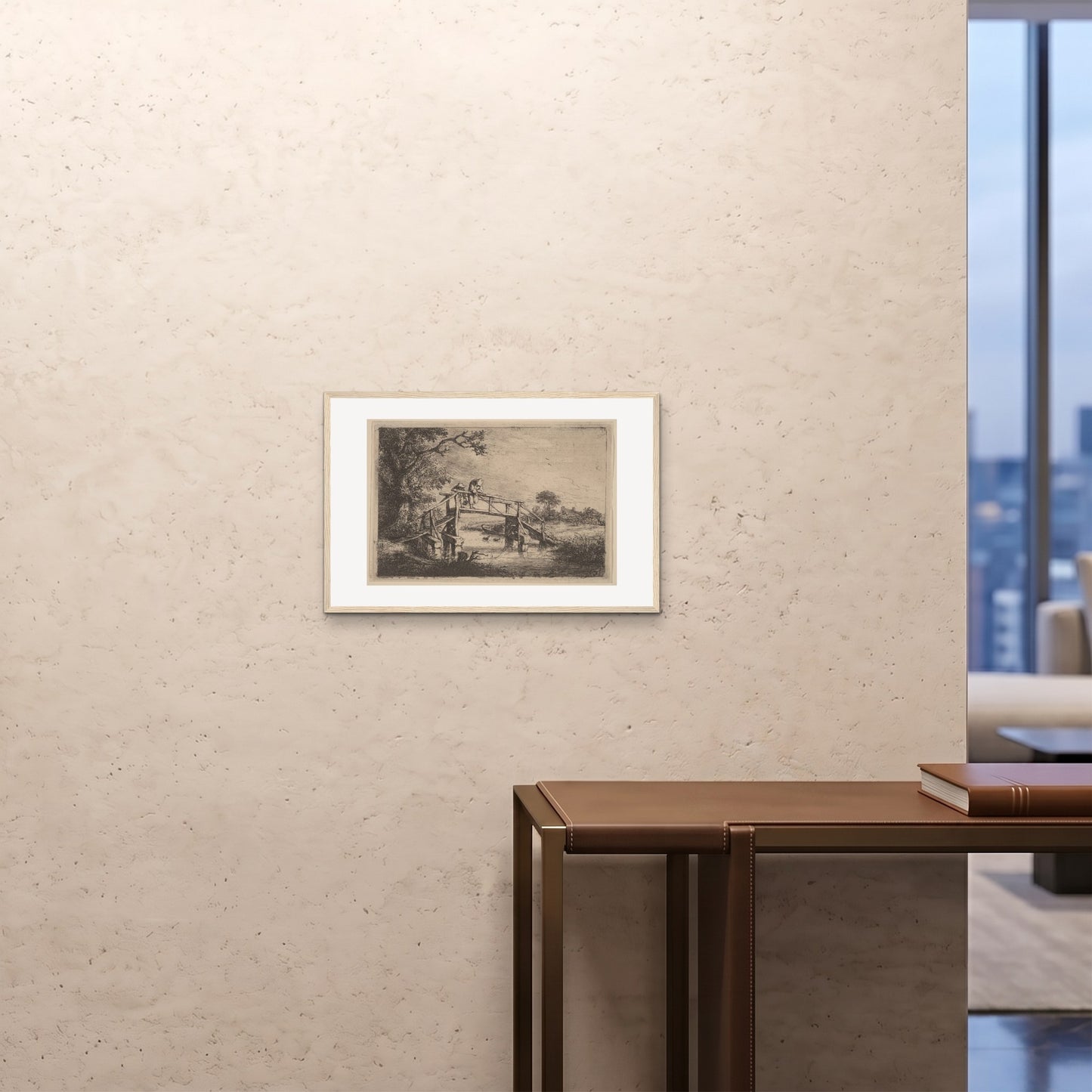 Orlonzo - FRAMED PRINT WOOD 6040cm2416 ROOM