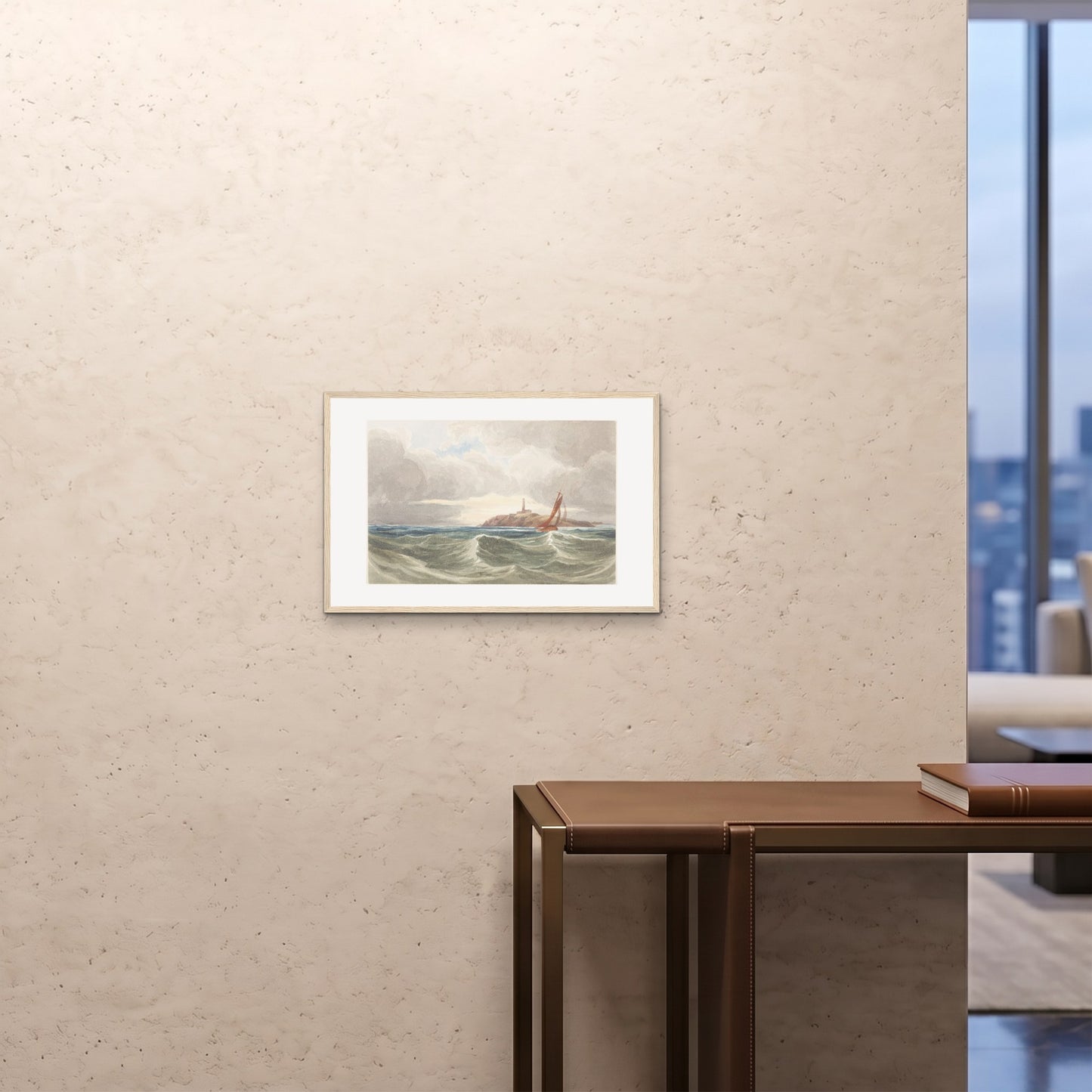 Orlonzo - FRAMED PRINT WOOD 6040cm2416 ROOM