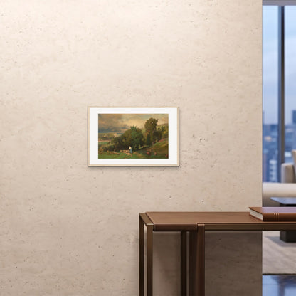 Orlonzo - FRAMED PRINT WOOD 6040cm2416 ROOM