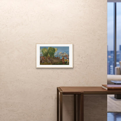 Orlonzo - FRAMED PRINT WOOD 6040cm2416 ROOM