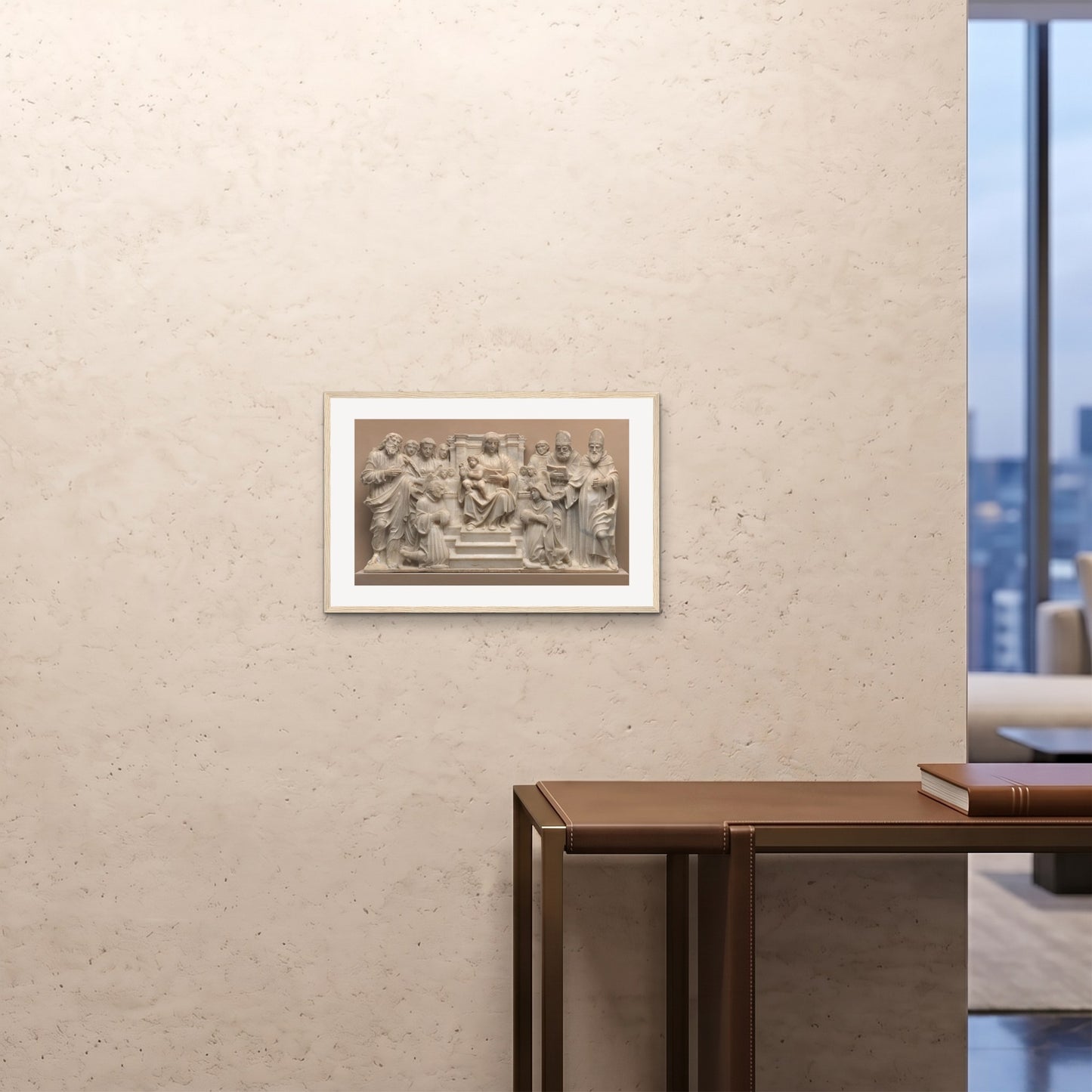 Orlonzo - FRAMED PRINT WOOD 6040cm2416 ROOM