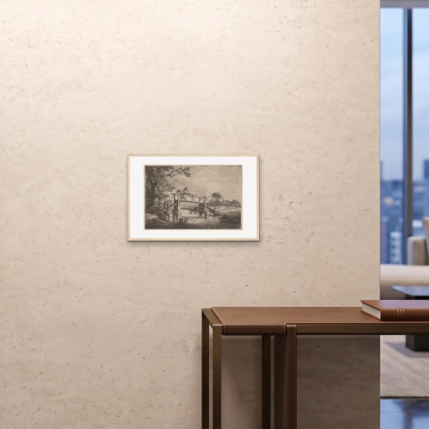 Orlonzo - FRAMED PRINT WOOD 6040cm2416 ROOM