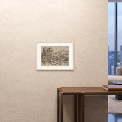 Orlonzo - FRAMED PRINT WOOD 6045cm2418 ROOM