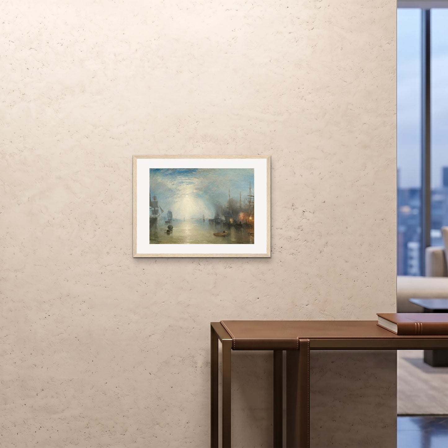 Orlonzo - FRAMED PRINT WOOD 6045cm2418 ROOM