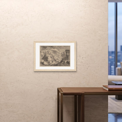 Orlonzo - FRAMED PRINT WOOD 7050cm2820 ROOM