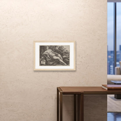 Orlonzo - FRAMED PRINT WOOD 7050cm2820 ROOM