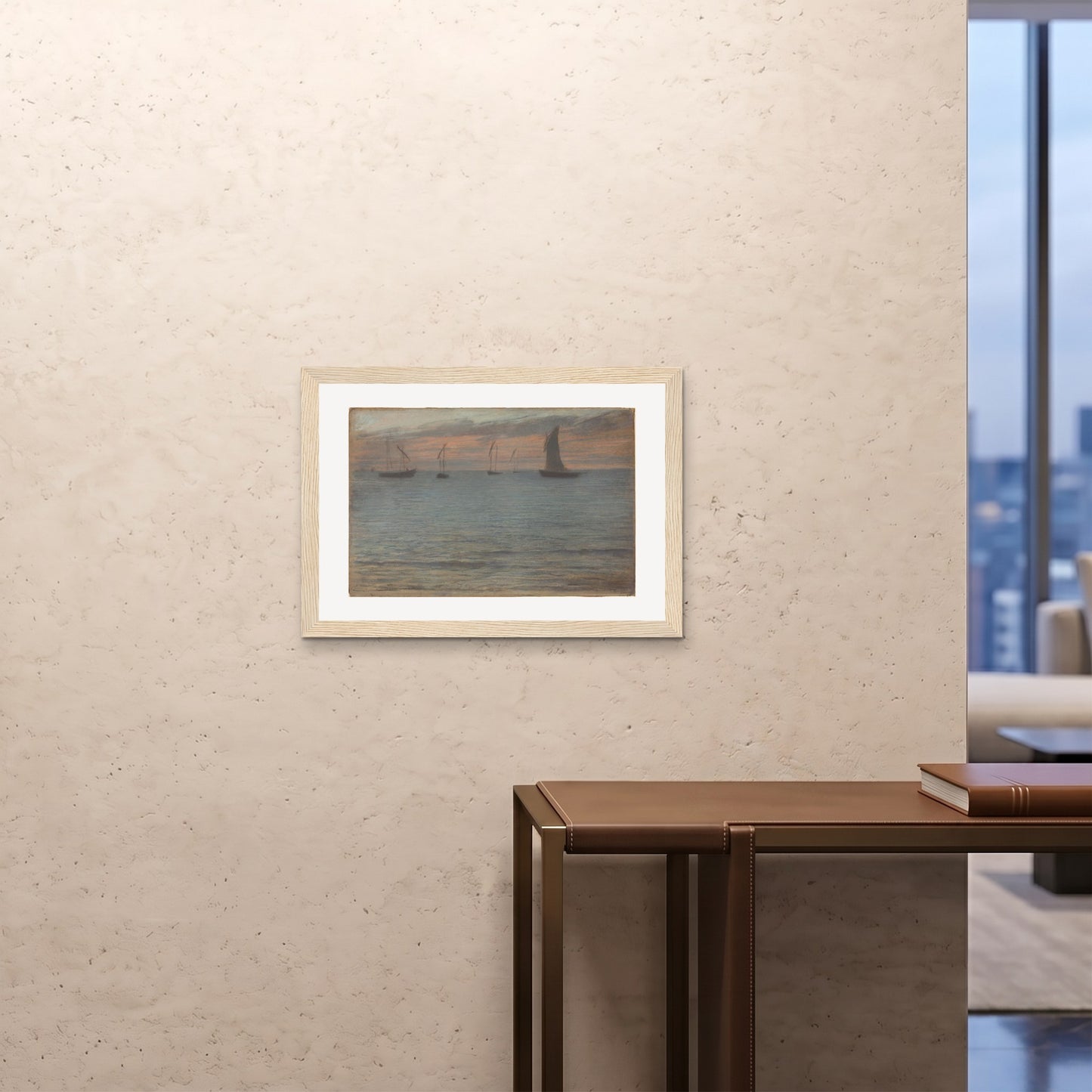 Orlonzo - FRAMED PRINT WOOD 7050cm2820 ROOM